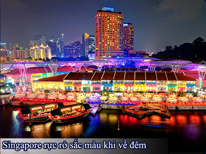 Vé tham quan Singapore dạo thuyền trên sông